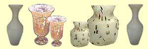 glass paintings exporters, crystal glass crafts, artistic glass jars, decorative glass lanterns, glass lamp bases